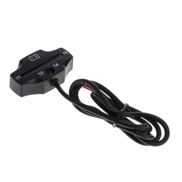 Mini 12V LED Battery Indicator Gauge Meter for Motorcycle Car Marine ATV