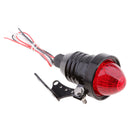 Black Motorcycle LED Retro Tail Light Motorbike Brake Lamp for Cafe Racer