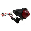 Black Motorcycle LED Retro Tail Light Motorbike Brake Lamp for Cafe Racer