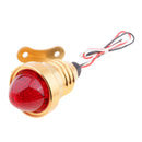 Gold Motorcycle LED Retro Tail Light Motorbike Brake Lamp for Cafe Racer