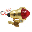 Gold Motorcycle LED Retro Tail Light Motorbike Brake Lamp for Cafe Racer