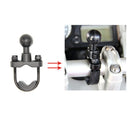 Genuine U-Bolt Motorcycle Bike Handlebar Mount Base 1" Ball Black