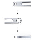 4.7" CNC Aluminum Motorcycle Expansion Bracket Light Holder Shock Bracket