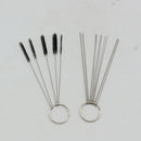 Carburetor Carbon Dirt Jet Remove Cleaning + Needles Brushes Tool For Honda