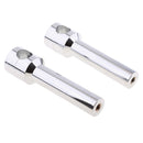 Chrome Motorcycle Billet Handlebar 1" Risers Bars Mount Clamp For Harley