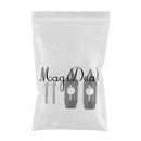 1" 25mm Black Spike Rise Handlebar Risers For Harley Softail Dyna Sportster