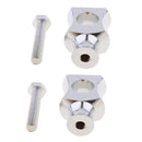 Pair Motorcycle 7/8inch 22mm Handlebar Mount Mounting Riser Clamp Universal
