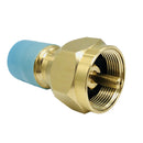 Brass Propane Refill Adapter Lp Gas Cylinder Tank 1 LB attachment coupler