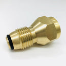Brass Propane Refill Adapter Lp Gas Cylinder Tank 1 LB attachment coupler