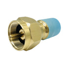 Brass Propane Refill Adapter Lp Gas Cylinder Tank 1 LB attachment coupler