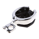 7/8" & 1" Universal Motorcycle Bike Cup Holder Chrome Handlebar Drink Bottle Holder with Mesh Basket