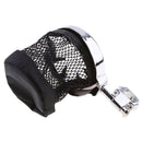 7/8" & 1" Universal Motorcycle Bike Cup Holder Chrome Handlebar Drink Bottle Holder with Mesh Basket