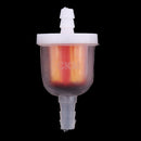 10pcs Plastic Universal Gasoline Inline Fuel Filter Motorcycle Part Fit 6mm Fuel Pipes