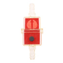 10pce Petrol Inline Fuel Filter Car Fit 6mm Pipes Red,Easy to install