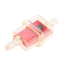 10pce Petrol Inline Fuel Filter Car Fit 6mm Pipes Red,Easy to install