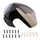 Motorcycle Vintage Headlight Head Light Fairing Cover with Bolts Kit