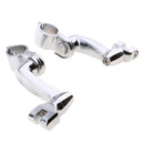 32mm Adjustable Highway Long Angled Foot Peg Mount Kit For Harley Touring