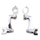 32mm Adjustable Highway Long Angled Foot Peg Mount Kit For Harley Touring