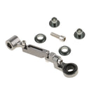 Set of CNC Brake Master Cylinder Reservoir Oil Cup Mount Bracket Titanium