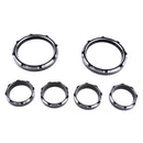 Motorcycle Instrument Burst Gauge Bezel Kit for Harley Road Glide 1996-2013