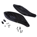 Side Wing Windshield Air Deflectors Fairing for Harley Electra Glide Classic FLHTC 1996-2005, 2007-2013
