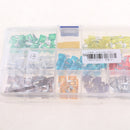 140pcs Car 2A-40A Mini Blade Fuse Assortment + Fuse Puller Kit Set Box
