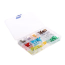 140pcs Car 2A-40A Mini Blade Fuse Assortment + Fuse Puller Kit Set Box