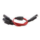 5 Pieces 1 to 2 SAE DC Power Automotive DIY Connector Cable 18AWG 30cm 300mm 1ft