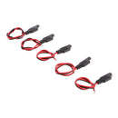 5pcs Battery Tender SAE Connector DC Power Automotive DIY Cord Cable 18AWG