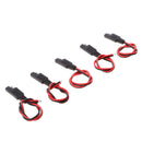 5pcs Battery Tender SAE Connector DC Power Automotive DIY Cord Cable 18AWG