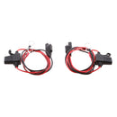 2pcs Disconnect Plug Battery Tender Terminal Harness with Fused 2-Pin Quick