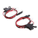2pcs Disconnect Plug Battery Tender Terminal Harness with Fused 2-Pin Quick