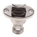 1 Inch Oval Garboard Drain Plug Fits Hole Screw Thread Stainless Steel for Boats