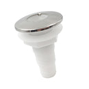Boat Thru Hull Fitting 1inch ID Hose - Marine 316 Stainless Steel Covered