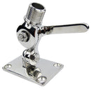 1x Boat Stainless Steel 316 Marine VHF Antenna Dual Axis Adjustable Base Mount