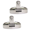 2pcs Boat Bimini Top Swivel Deck Hinge Marine Grade 316 Stainless Steel