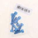 10pcs M6 x 20mm Pitch Alloy Steel Hex Bolt Socket Head Cap Screws Blue
