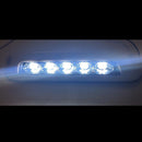 Marine RV Toy Hauler Camper Exterior Porch Step Ramp Flood Light White