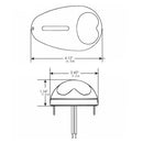 Boat Stainless Steel Low Profile LED Docking Light Surface Mount Smooth