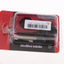 Red CNC Rear Axle Block Chain Adjuster with Mounting Screws for Honda Custom