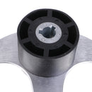 Replacement 340mm Aluminum Alloy Marine Sport Pontoon Boat Steering Wheel & Soft Foam Grip