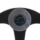 Boat Steering Wheel Aluminum 13.4" 3/4" Marine Yacht Sport Wheel & Hub Black