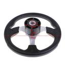 Marine Boat 12.6'' 320mm Steering Wheel W/ 3/4'' Tapered Key Adapter 3 spoke