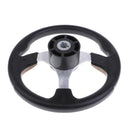 Marine Boat 12.6'' 320mm Steering Wheel W/ 3/4'' Tapered Key Adapter 3 spoke