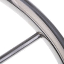 345mm Stainless Steel 5 Spoke 3/4'' Boat Steering Wheel Marine Yacht Pontoon Boat Wheel