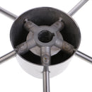 345mm Stainless Steel 5 Spoke 3/4'' Boat Steering Wheel Marine Yacht Pontoon Boat Wheel