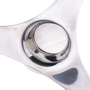 Universal Stainless Steel 340mm 3-Spoke 3/4'' Boat Steering Wheel for Marine Yacht Pontoon Boat Rib Speedboat Cruiser Fishing Inboard
