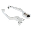 Pair of Motorcycle Brake Clutch Hand Levers for Harley FLHR Road King 1996-2007