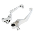 Pair of Motorcycle Brake Clutch Hand Levers for Harley FLHR Road King 1996-2007