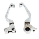 Pair of Motorcycle Brake Clutch Hand Levers for Harley FLHR Road King 1996-2007